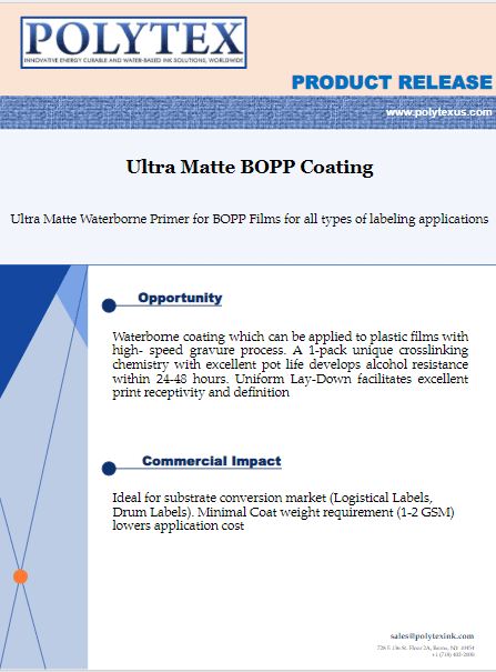 Ultra Matte BOPP Coating Document Preview